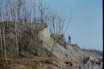 Erosion at Crabtree Farm bluffs